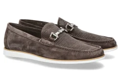 Best Aldo Bruè Mokassin PEACH CALF LEATHER VIGOGNA Herren Mokassins