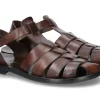 Hot Gladiator Sandale M7533 DARK BROWN Herren Offene Schuhe