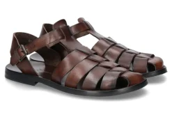 Hot Gladiator Sandale M7533 DARK BROWN Herren Offene Schuhe
