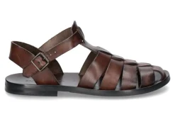 Hot Gladiator Sandale M7533 DARK BROWN Herren Offene Schuhe