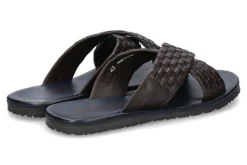 Online Pantolette LEATHER DARK BROWN (45) Herren Offene Schuhe