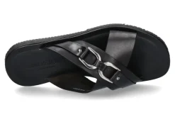 Discount Pantolette LEATHER BLACK (44) Herren Offene Schuhe
