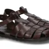 Clearance Sandale DARK BROWN 412 Herren Offene Schuhe