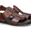 New Sandale LEATHER BROWN 530 Herren Offene Schuhe