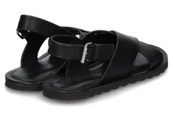 Hot Sandale LEATHER BLACK M5711 Herren Offene Schuhe