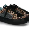 Fashion Fifty-12 by Sneaker ALENA CAMOSCIO- leoprint black/schwarz Damen Sneaker