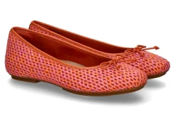 Discount Ballerina MARY JANE RAFFIA LEATHER- satsuma/pink perfect mix Damen Ballerinas