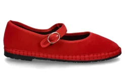 Clearance Riemenballerina MELLARK SAMT- rot Damen Ballerinas