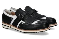 Hot Herren- Golfschuh ADAM VITELLO WP NERO BIANCO (43) Herren Golf-Schuhe